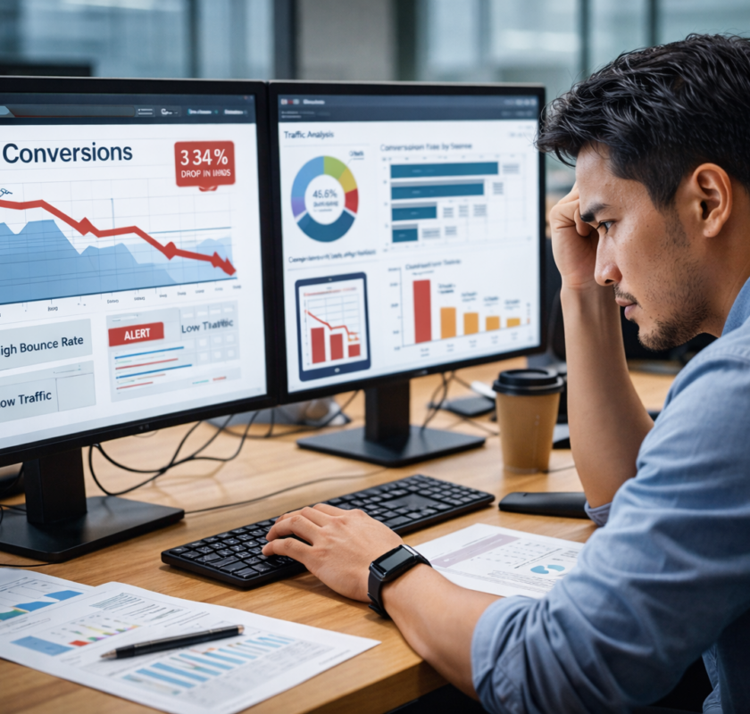 If Visitors Aren’t Turning Into Leads, Your Website Structure Is the Problem — Not Your Traffic (A Guide for Davao Service Businesses)